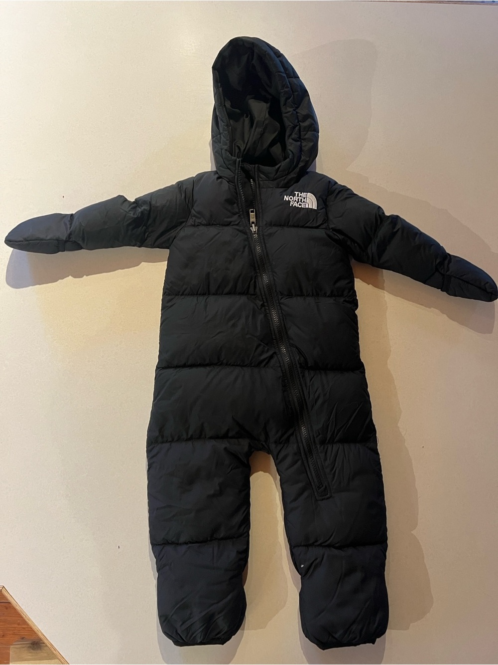 The North Face Kids Black Puffer Jacket with Hood